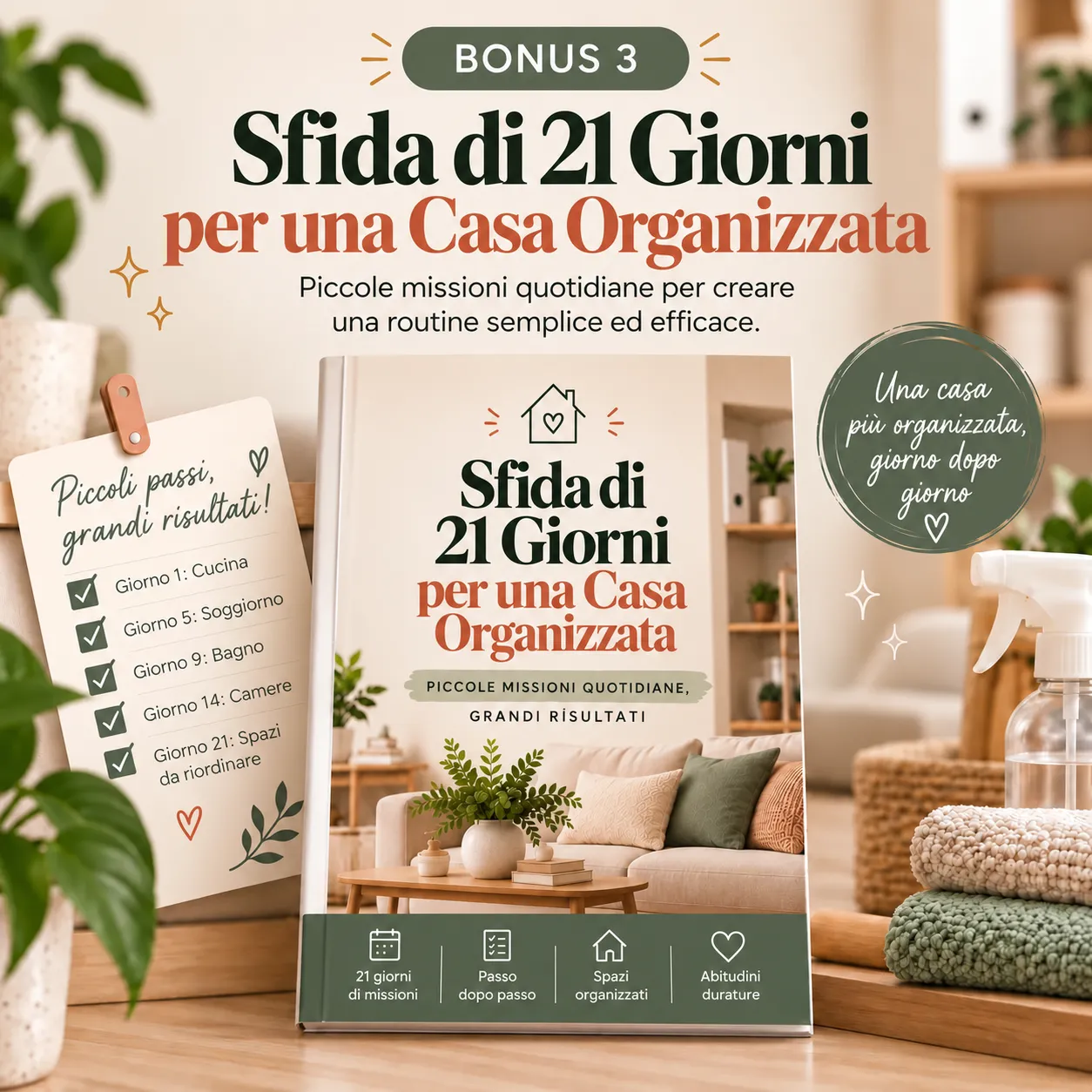 Sfida 21 giorni di casa in ordine